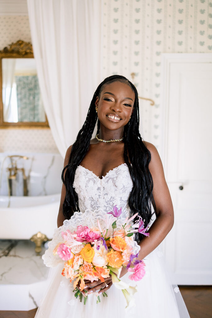 Caroll Clinard Designer Floral mariage au chateau d'aveny