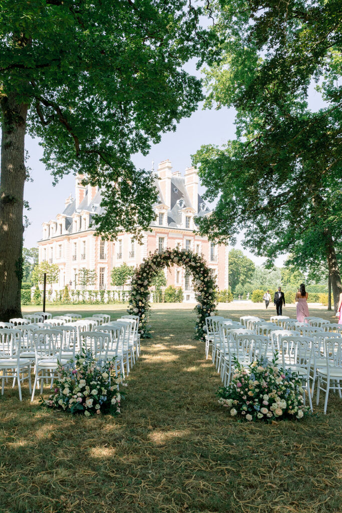 caroll clinard designer floral mariage région parisienne au chateau de nainville-les-roches